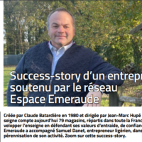 Success story d'un entrepreneur soutenu par le réseau Espace Emeraude